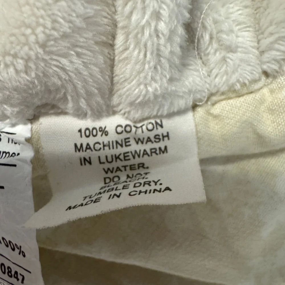 Cotton Tale Designs Pink and Cream Quilted Baby Bedding with Ruffled Trim